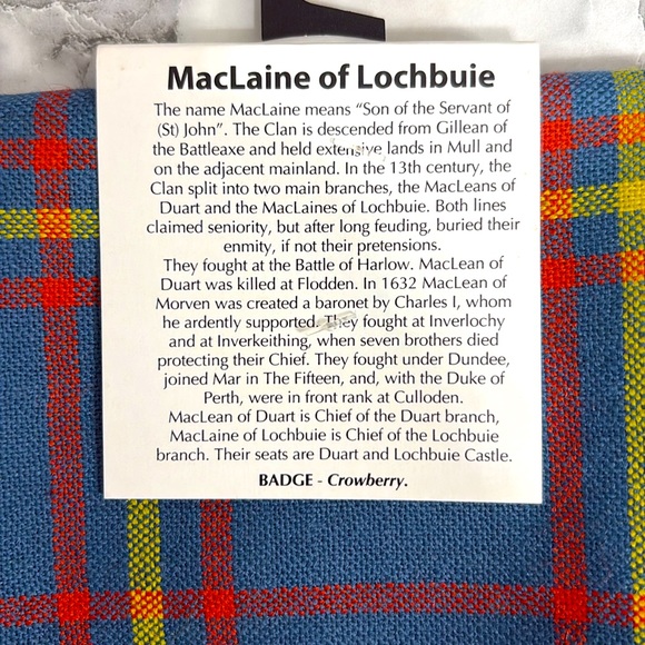 MacLaine of Lochbuie Wool Scarf - Picture 3 of 8